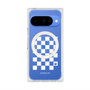 Premium Square Case with Pixelsnap［ Racing Checkered Flag White ］