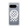 Premium Square Case with Pixelsnap［ Racing Checkered Flag White ］