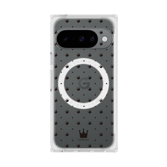 Premium Square Case with Pixelsnap［ Small Stripe - Red × Black ］