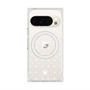Premium Square Case with Pixelsnap［ CASEPLAY Crown Dots White ］