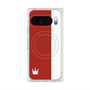 Premium Square Case with Pixelsnap［ CASEPLAY Bi-Colors Red & White ］