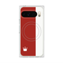 Premium Square Case with Pixelsnap［ CASEPLAY Bi-Colors Red & White ］