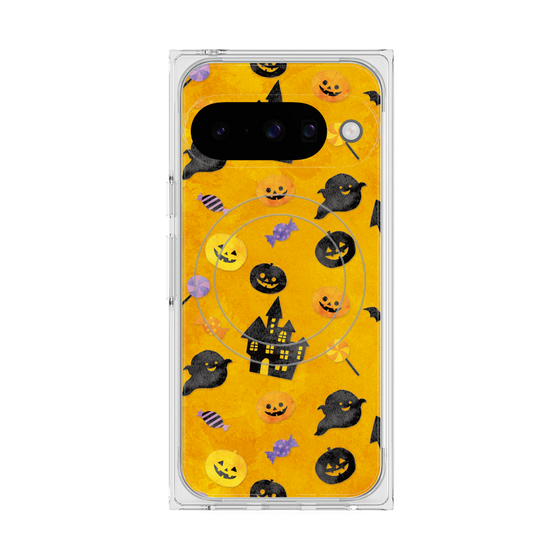Premium Square Case with Pixelsnap［ Halloween Party - Orange ］