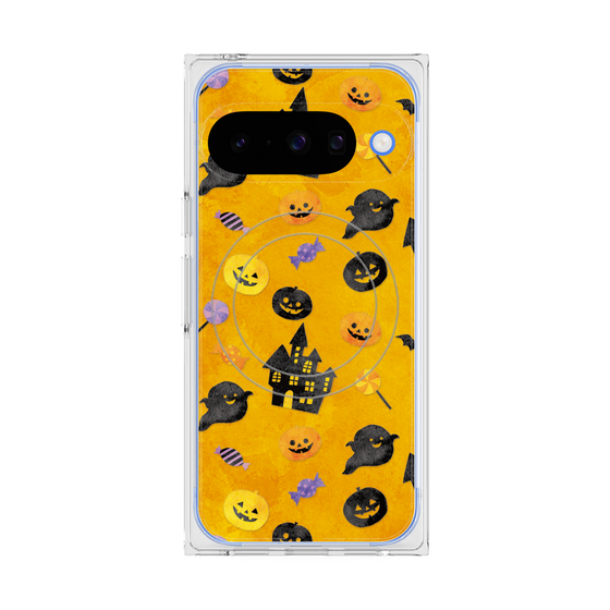 Premium Square Case with Pixelsnap［ Halloween Party - Orange ］
