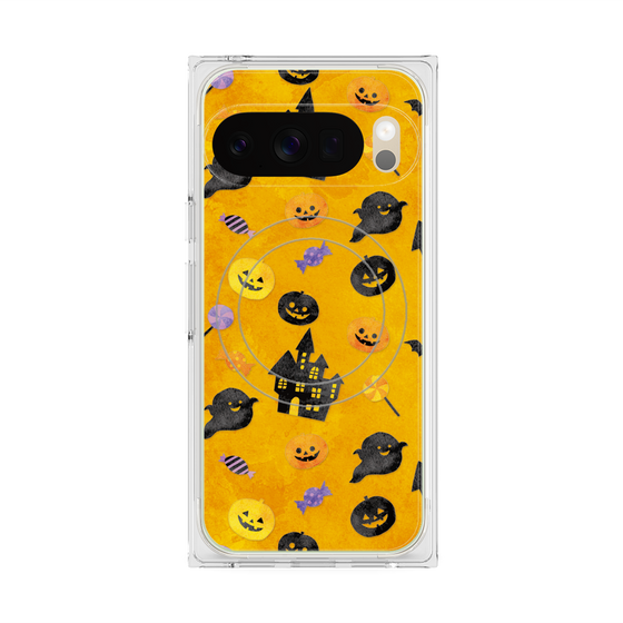 Premium Square Case with Pixelsnap［ Halloween Party - Orange ］