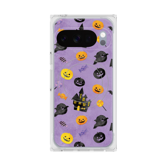 Premium Square Case with Pixelsnap［ Halloween Party - Purple ］