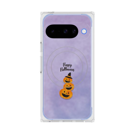Premium Square Case with Pixelsnap［ Happy Halloween - Pumpkin ］