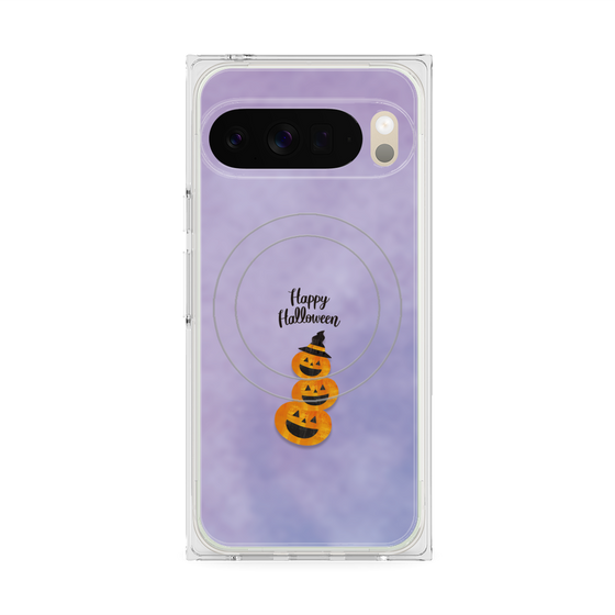 Premium Square Case with Pixelsnap［ Happy Halloween - Pumpkin ］