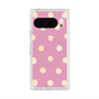 Premium Square Case with Pixelsnap［ Watercolor Dots Retro Color - Pink ］