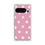 Premium Square Case with Pixelsnap［ Watercolor Dots Retro Color - Pink ］