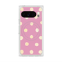 Premium Square Case with Pixelsnap［ Watercolor Dots Retro Color - Pink ］