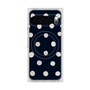 Premium Square Case with Pixelsnap［ Watercolor Dots Retro Color - Navy ］