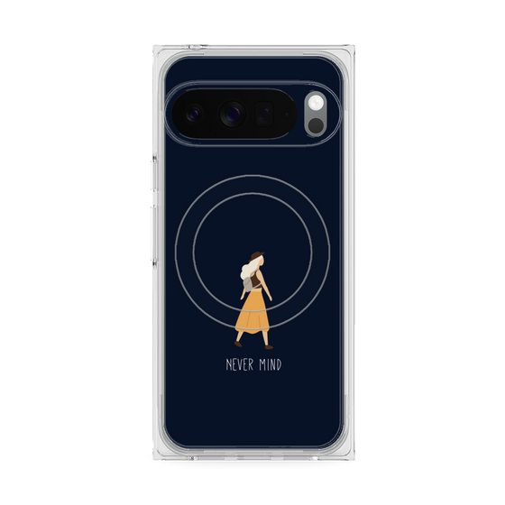 Premium Square Case with Pixelsnap［ Never Mind - Navy ］