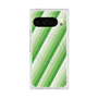 Premium Square Case with Pixelsnap［ Middle Stripe - Green ］