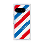 Premium Square Case with Pixelsnap［ Big Stripe - Red × Blue ］