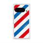 Premium Square Case with Pixelsnap［ Big Stripe - Red × Blue ］