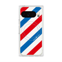 Premium Square Case with Pixelsnap［ Big Stripe - Red × Blue ］