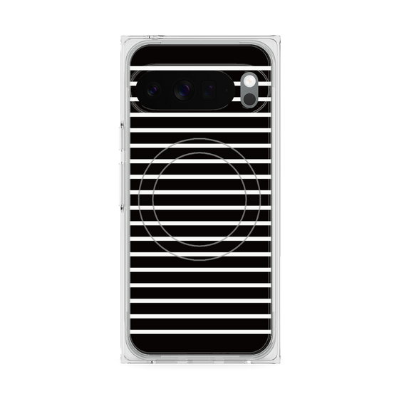 Premium Square Case with Pixelsnap［ Middle Border - Black ］