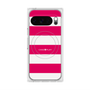 Premium Square Case with Pixelsnap［ Big Border - Pink ］