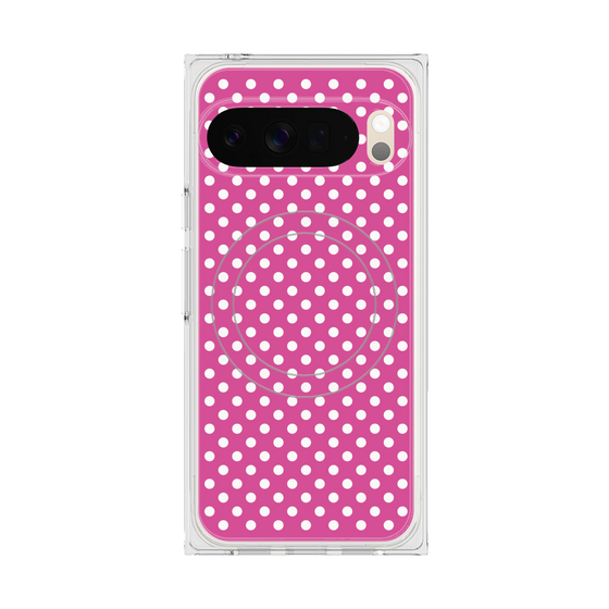 Premium Square Case with Pixelsnap［ Small Dot - Pink ］