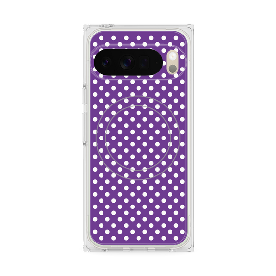 Premium Square Case with Pixelsnap［ Small Dot - Purple ］