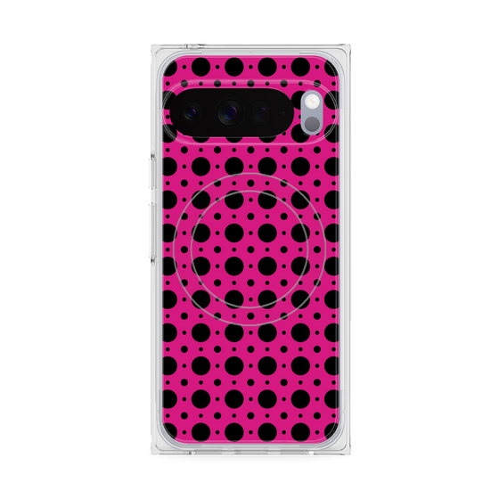 Premium Square Case with Pixelsnap［ Shower Dot - Pink ］
