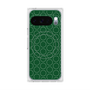 Premium Square Case with Pixelsnap［ Dot Circle - Green ］