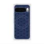 Premium Square Case with Pixelsnap［ Dot Circle - Navy ］