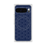 Premium Square Case with Pixelsnap［ Dot Circle - Navy ］
