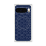 Premium Square Case with Pixelsnap［ Dot Circle - Navy ］