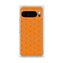 Premium Square Case with Pixelsnap［ Dot Circle - Orange ］