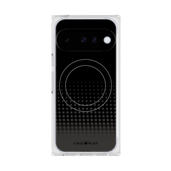 Premium Square Case with Pixelsnap［ Dot Gradation - Black ］