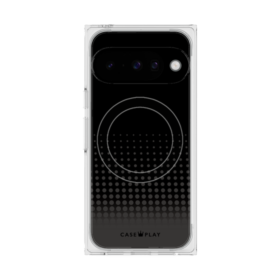 Premium Square Case with Pixelsnap［ Dot Gradation - Black ］