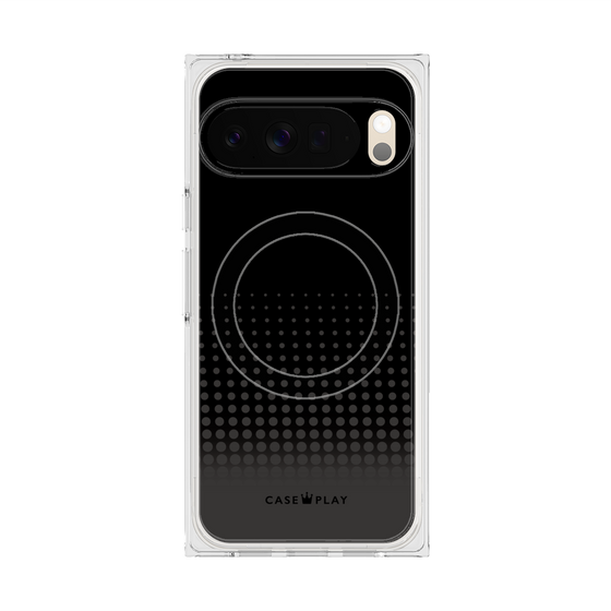 Premium Square Case with Pixelsnap［ Dot Gradation - Black ］