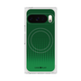 Premium Square Case with Pixelsnap［ Dot Gradation - Green ］