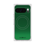 Premium Square Case with Pixelsnap［ Dot Gradation - Green ］