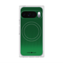 Premium Square Case with Pixelsnap［ Dot Gradation - Green ］
