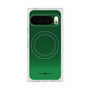 Premium Square Case with Pixelsnap［ Dot Gradation - Green ］