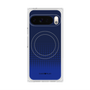 Premium Square Case with Pixelsnap［ Dot Gradation - Blue ］