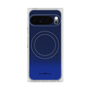 Premium Square Case with Pixelsnap［ Dot Gradation - Blue ］