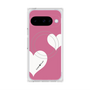 Premium Square Case with Pixelsnap［ Two Hearts - Pink ］