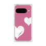 Premium Square Case with Pixelsnap［ Two Hearts - Pink ］