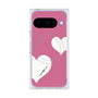 Premium Square Case with Pixelsnap［ Two Hearts - Pink ］