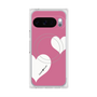 Premium Square Case with Pixelsnap［ Two Hearts - Pink ］