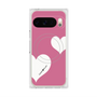 Premium Square Case with Pixelsnap［ Two Hearts - Pink ］