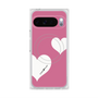Premium Square Case with Pixelsnap［ Two Hearts - Pink ］