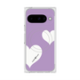 Premium Square Case with Pixelsnap［ Two Hearts - Purple ］