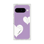 Premium Square Case with Pixelsnap［ Two Hearts - Purple ］