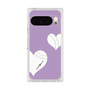 Premium Square Case with Pixelsnap［ Two Hearts - Purple ］
