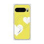 Premium Square Case with Pixelsnap［ Two Hearts - Yellow ］